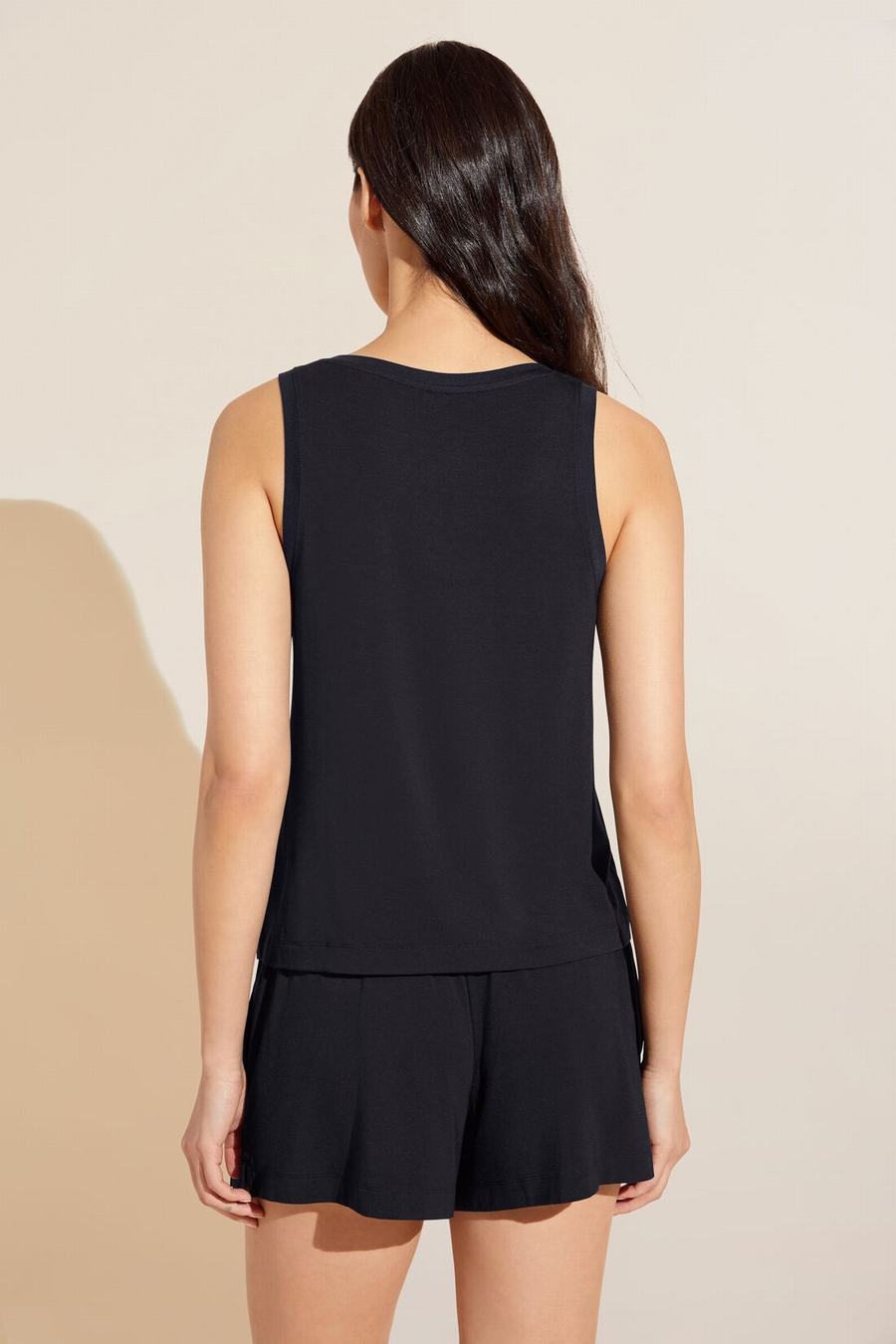 Eberjey Gisele TENCEL™ Modal Everyday Women Tank Top Black | XFW4353HO